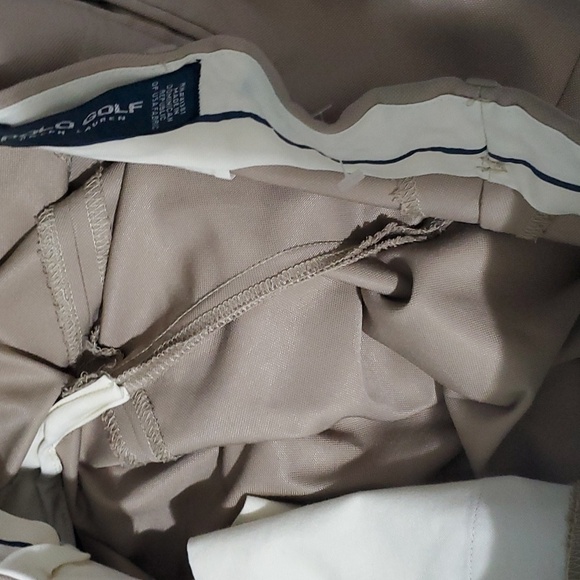 Polo Golf Ralph Lauren shorts men's size 38 tan pleated 8" inseam - Picture 4 of 11